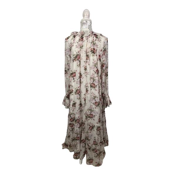 VICI x FATE Exclusive Countryside Floral Tiered Maxi Dress with Slip Size L NWT - Picture 7 of 13